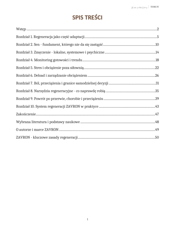 ZAVRON — Pakiet rozszerzeń IV–V