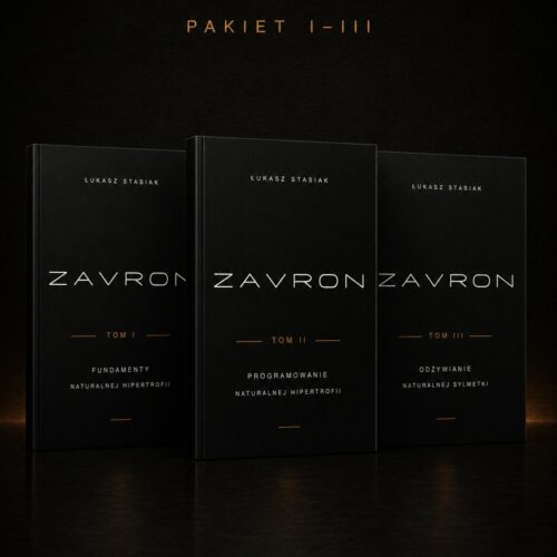 Realistyczny mockup Pakietu I–III Biblioteki ZAVRON